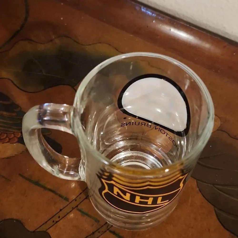 NHL Boston Bruins Glass Mug 12 oz.